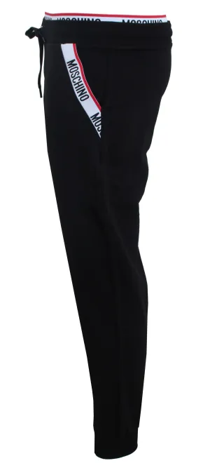 Stripe Logo Joggers - Black