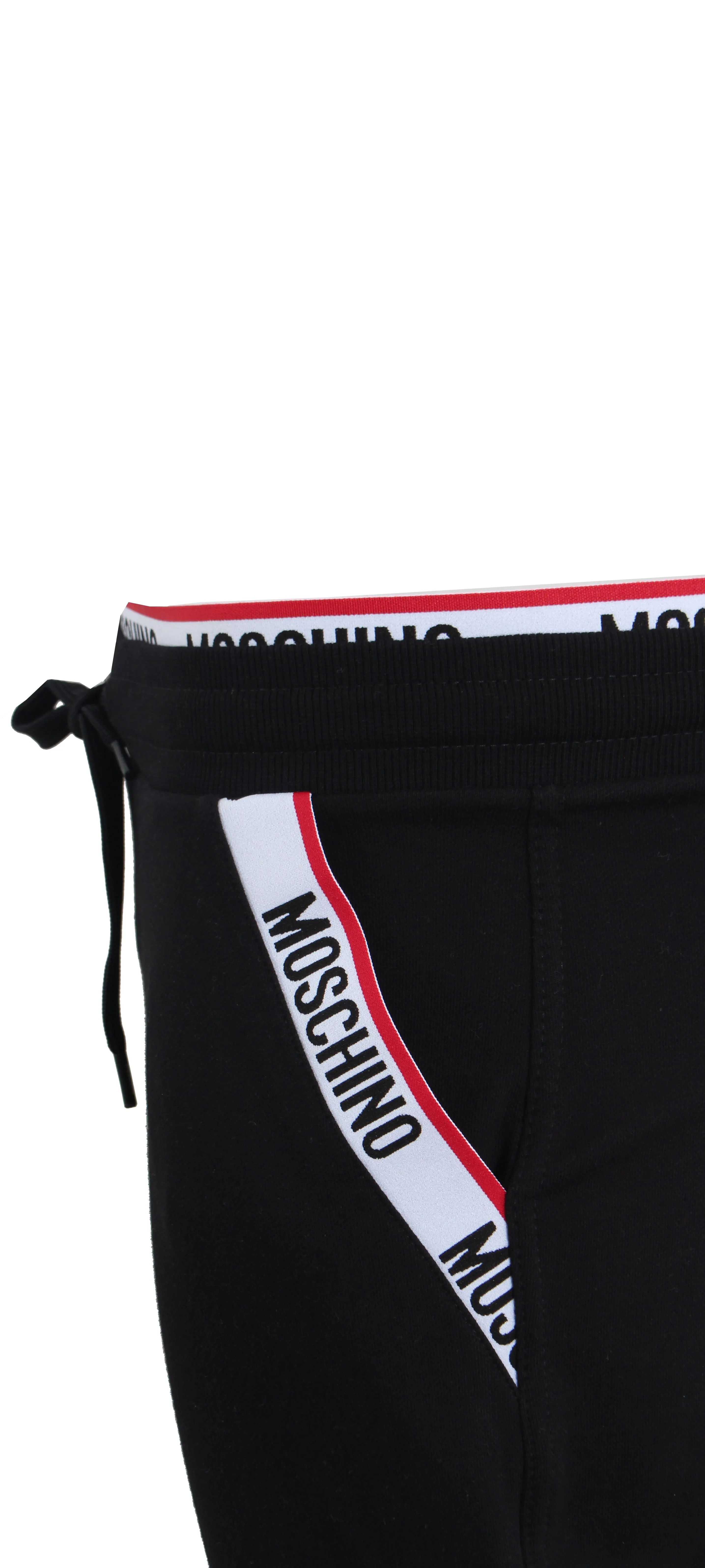 Stripe Logo Joggers - Black