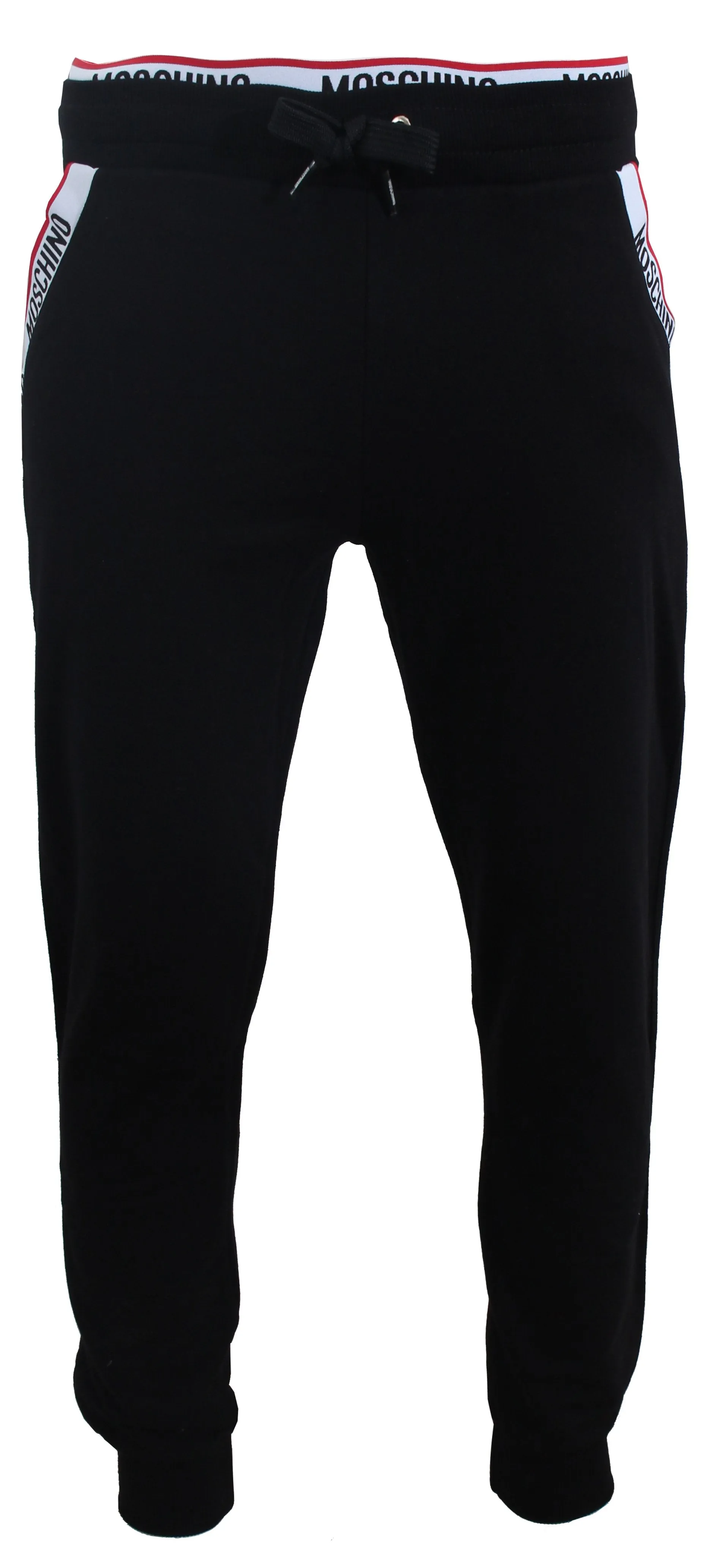 Stripe Logo Joggers - Black