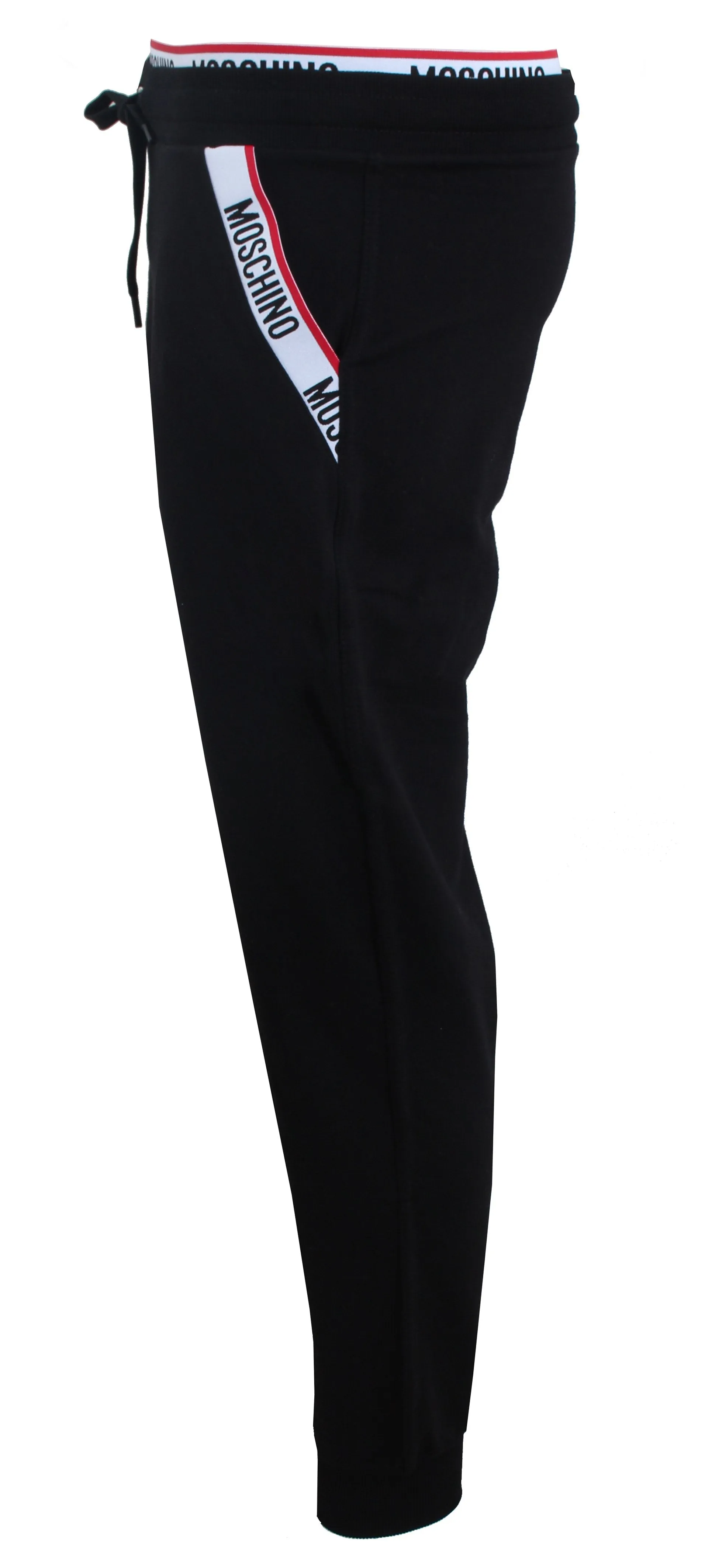 Stripe Logo Joggers - Black