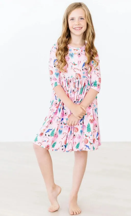 Sugarplum Fairy Pocket Twirl Dress || Mila & Rose