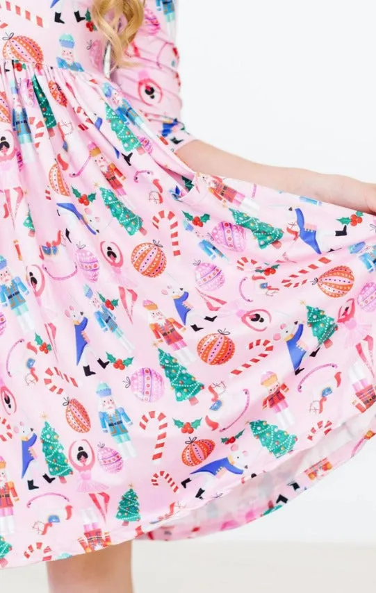 Sugarplum Fairy Pocket Twirl Dress || Mila & Rose