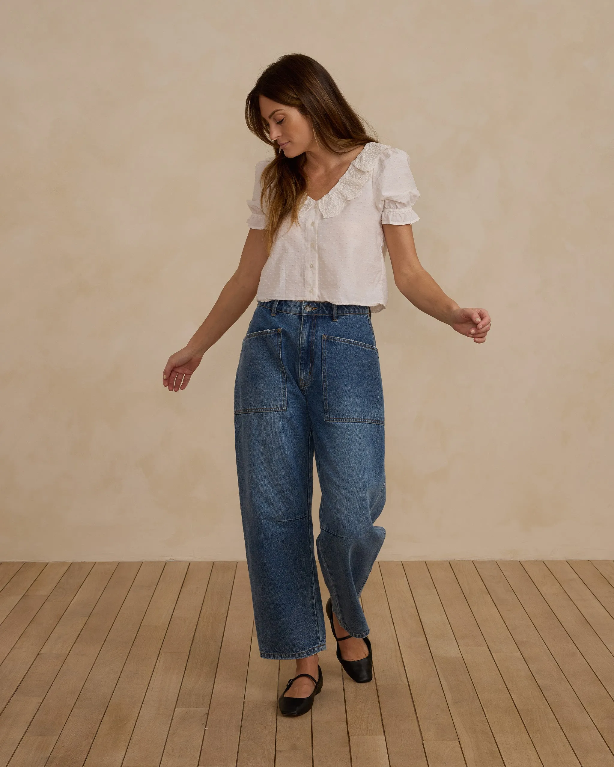 The Bella Blouse by Rylee   Cru - Natural