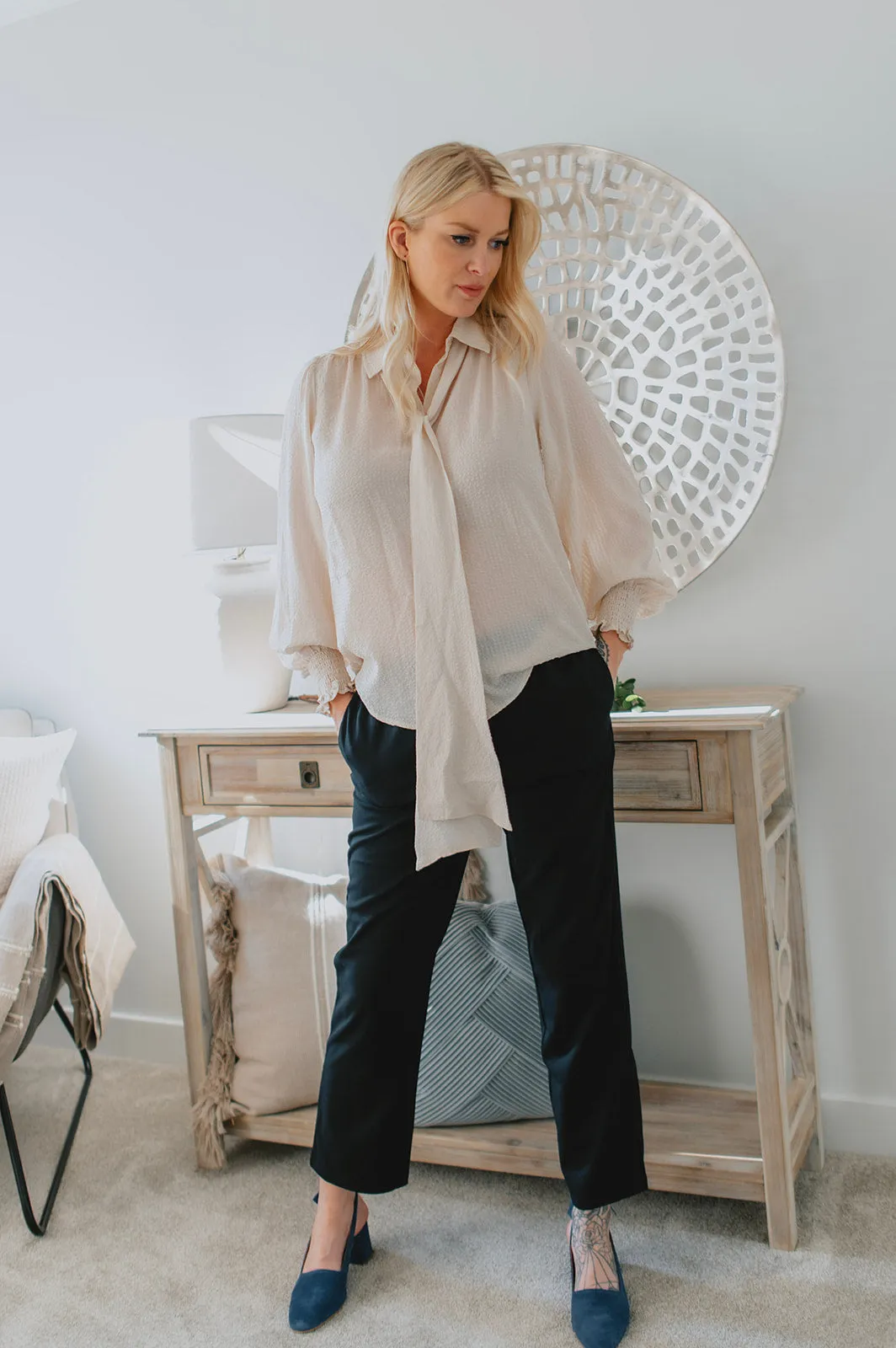 The Rasha Blouse by Part Two - Pale