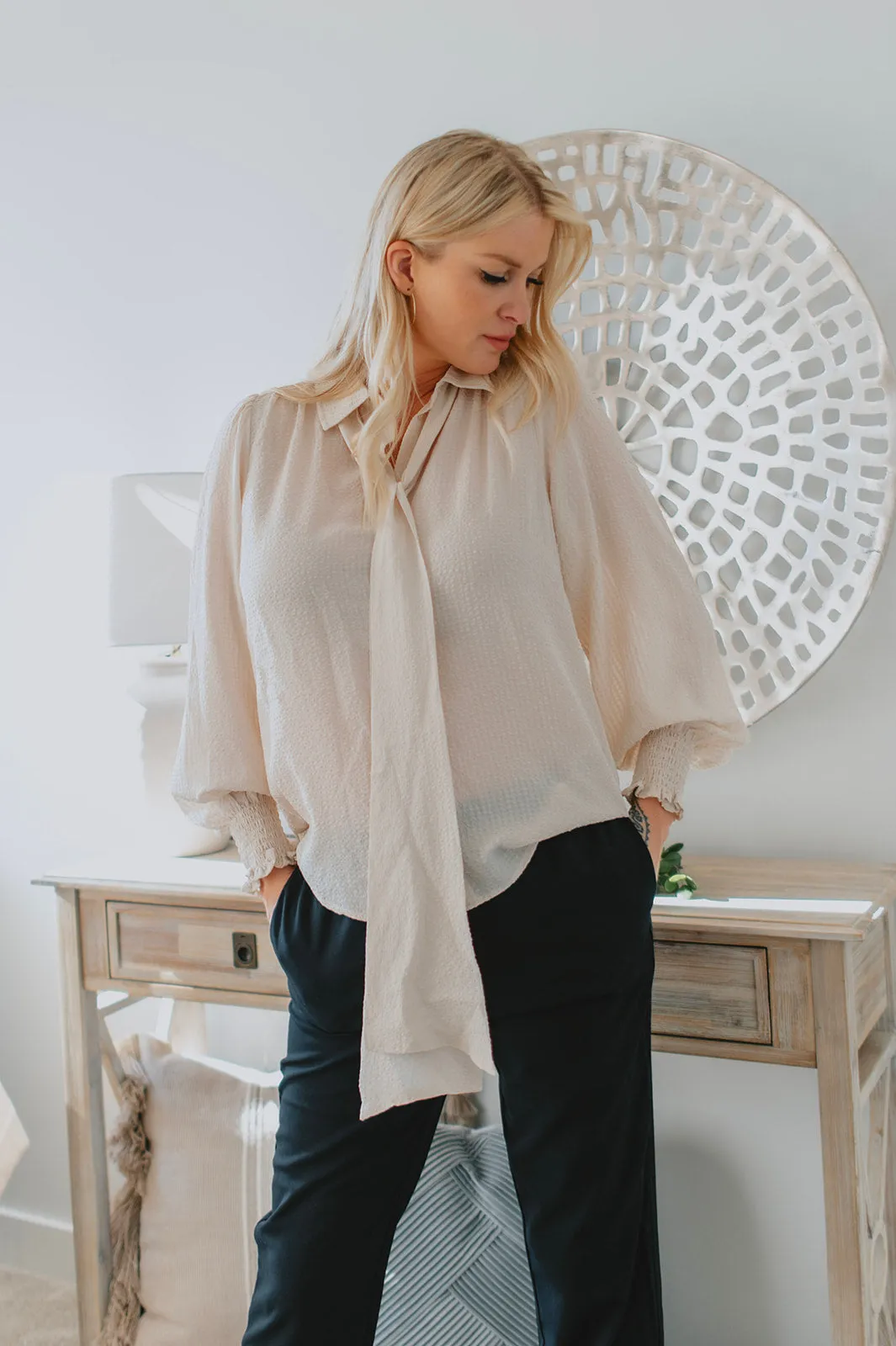 The Rasha Blouse by Part Two - Pale