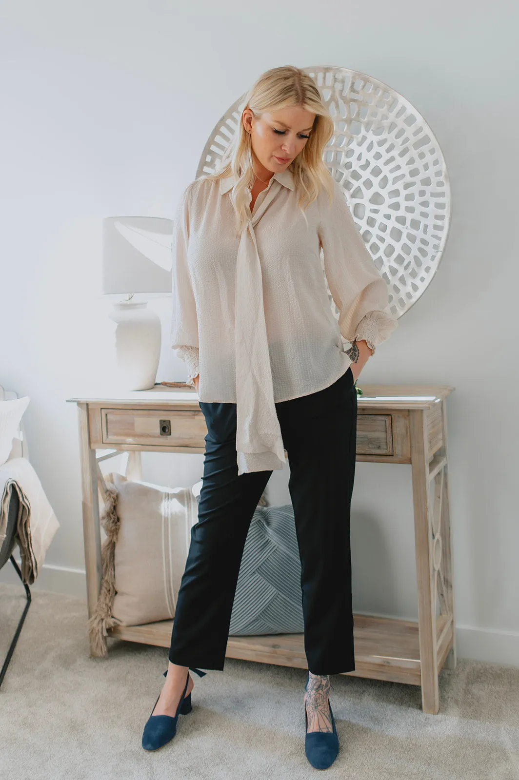The Rasha Blouse by Part Two - Pale