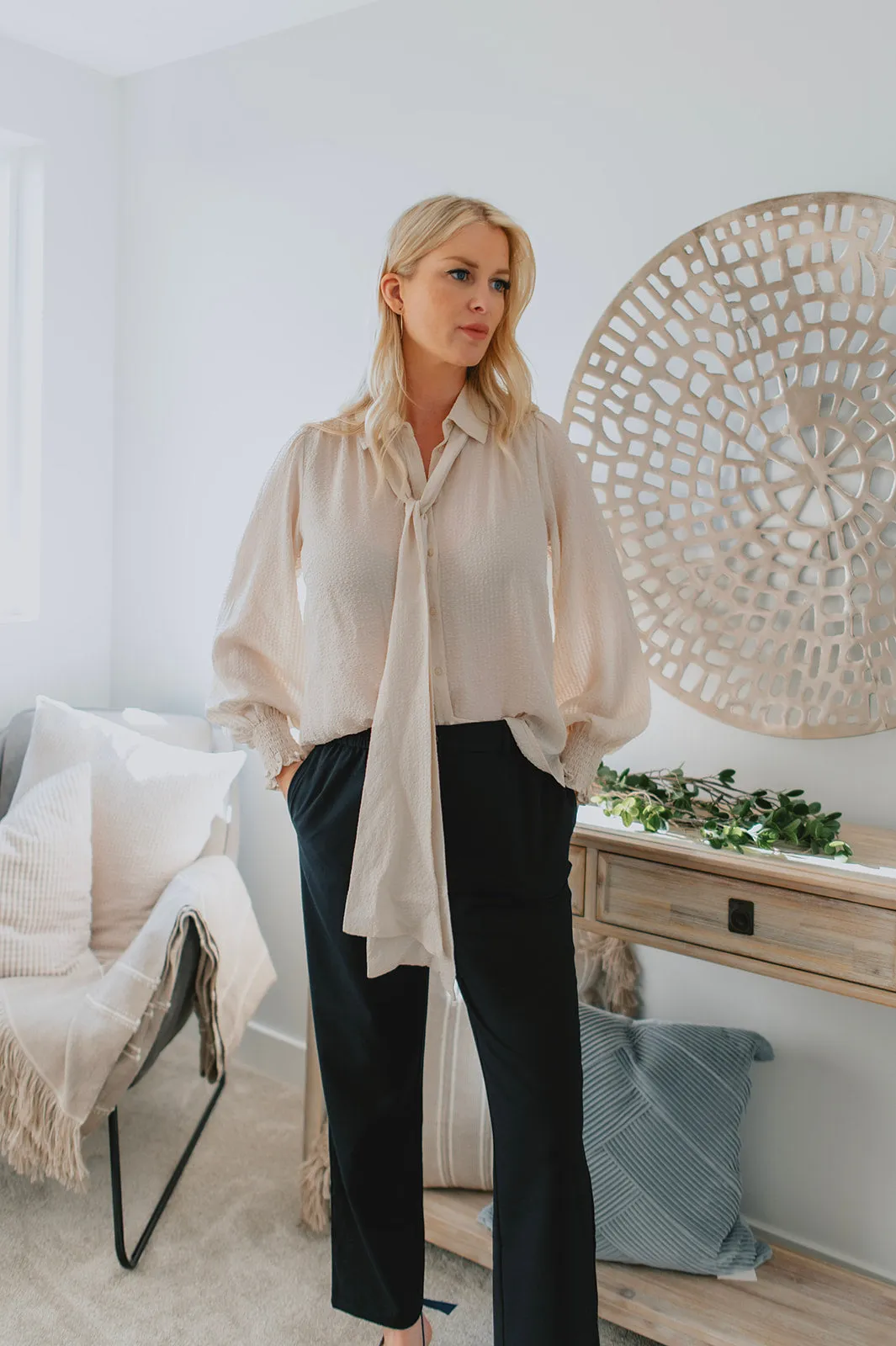 The Rasha Blouse by Part Two - Pale