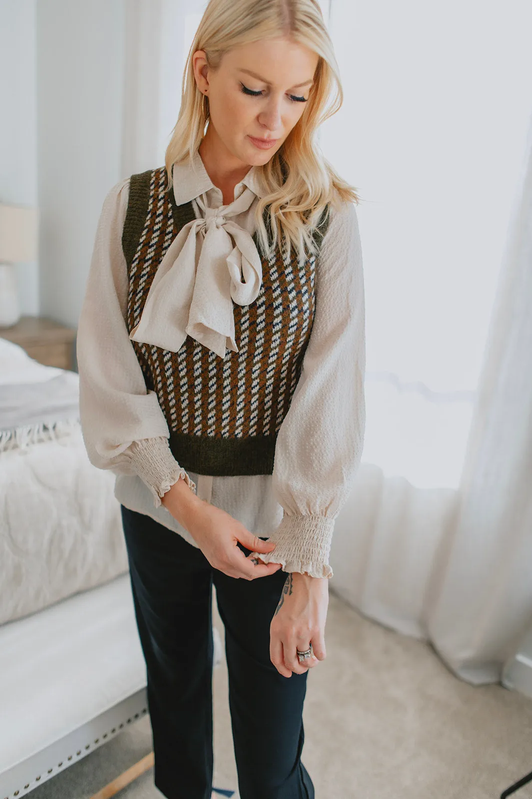 The Rasha Blouse by Part Two - Pale