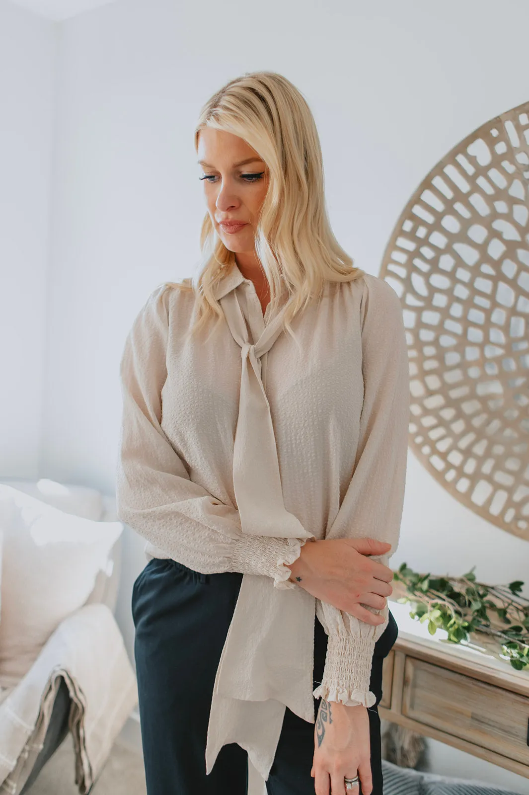 The Rasha Blouse by Part Two - Pale