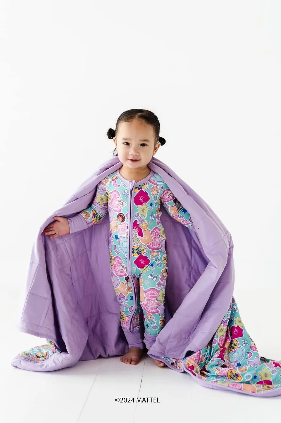 The Sleepy Sloth Polly Pocket Tiny is Mighty Zip Jammies Convertible Romper