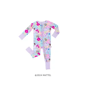 The Sleepy Sloth Polly Pocket Tiny is Mighty Zip Jammies Convertible Romper
