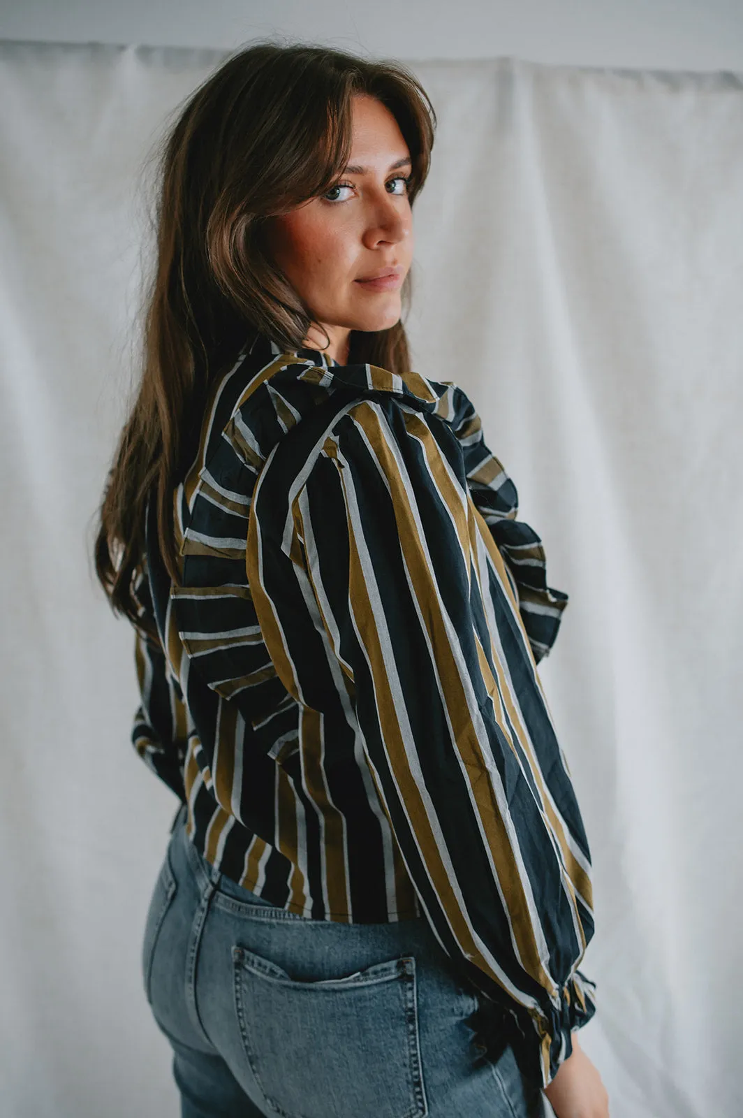 The Taya Long Sleeve Blouse by FRNCH