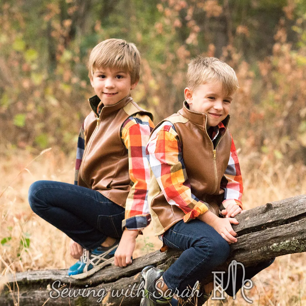 Trailblazer Vest Sewing Pattern - Child