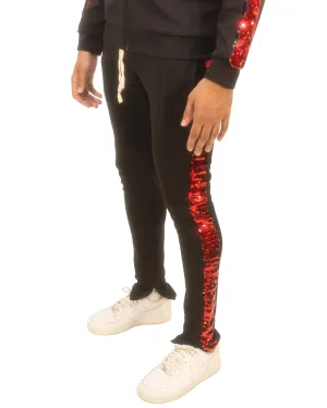 Tricot Pants with Reversible Two-Tone Sequins – Standout Streetwear