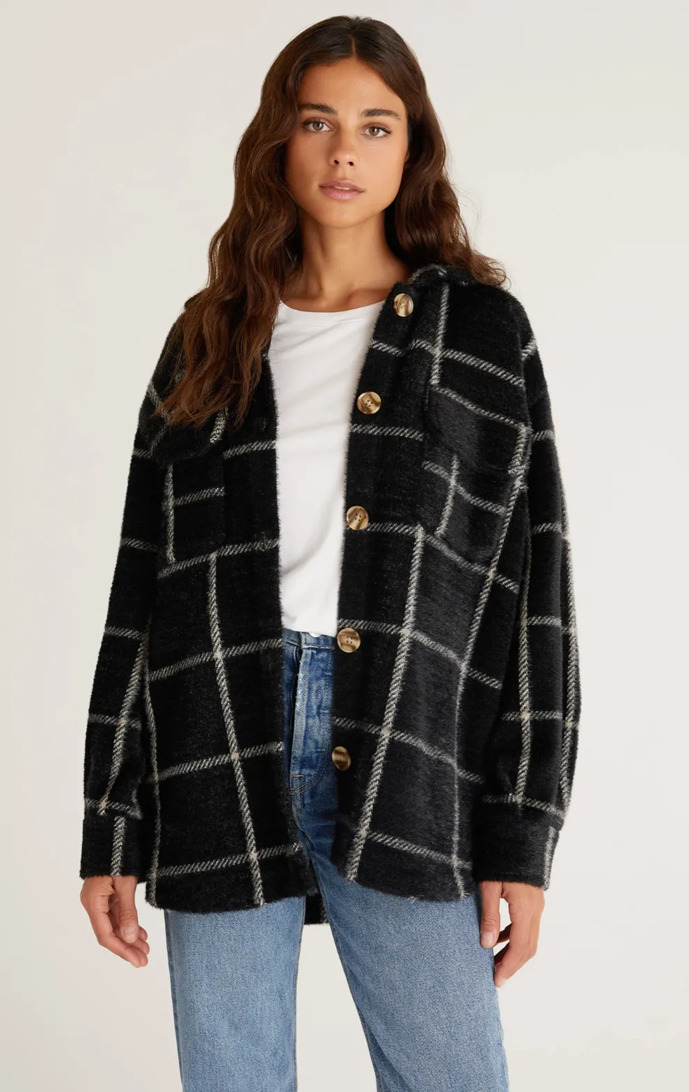Tucker Plaid Shirt Jacket