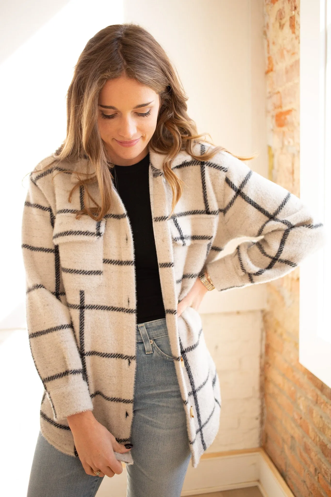 Tucker Plaid Shirt Jacket