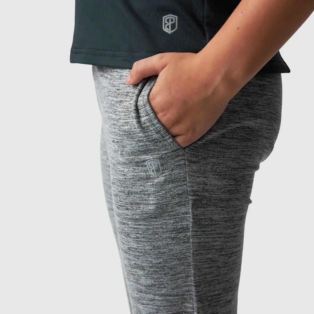 Unisex Kids Rest Day Athleisure Joggers (Heather Grey)