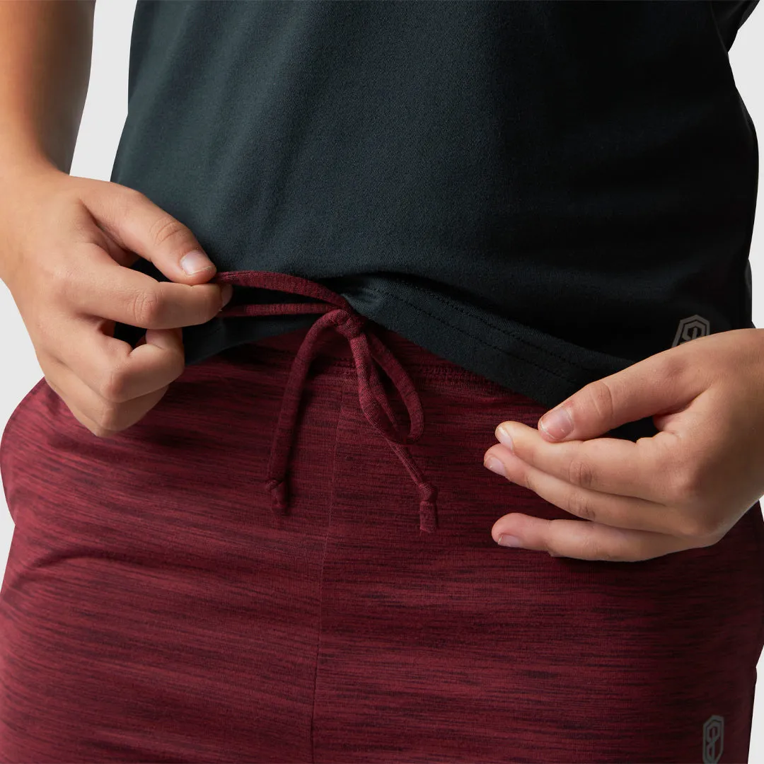 Unisex Kids Rest Day Athleisure Joggers (Maroon)
