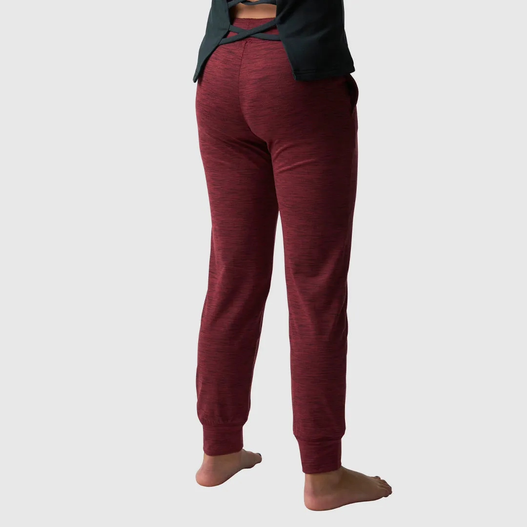 Unisex Kids Rest Day Athleisure Joggers (Maroon)