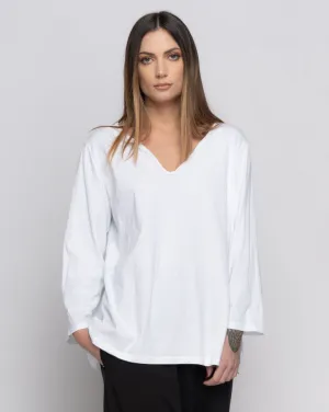 V-Neck Long Sleeve Tee