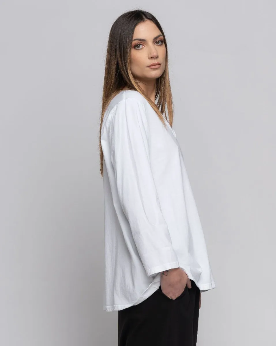 V-Neck Long Sleeve Tee