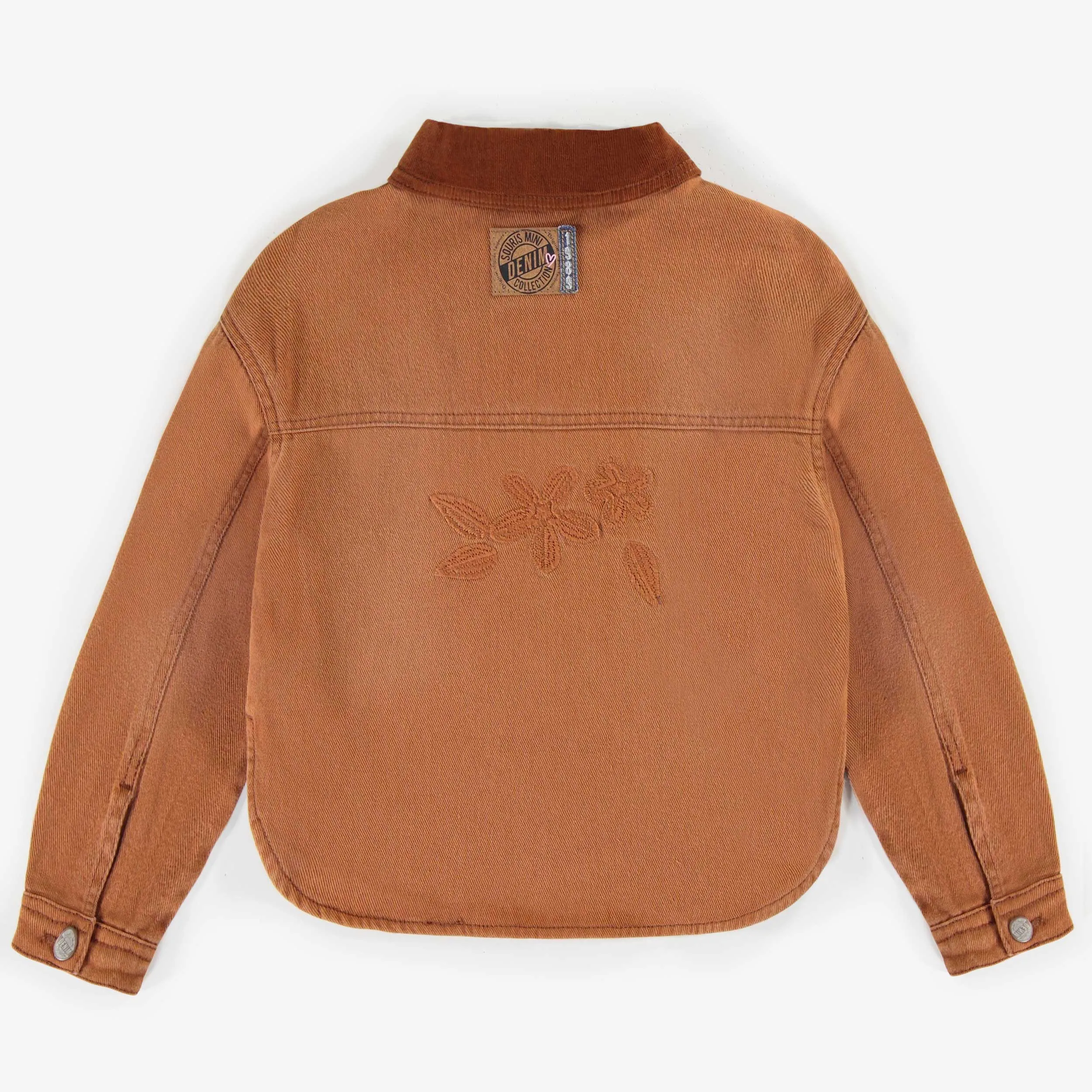 Veste caramel en denim, enfant || Caramel denim jacket, child