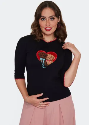 Voodoo Vixen Puppy Love Pull Black