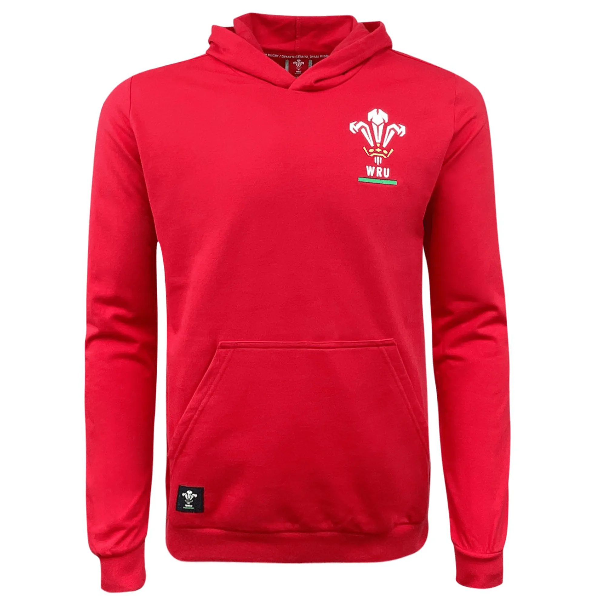 Wales Rugby Union Pullover Fleece Hoodie by Macron