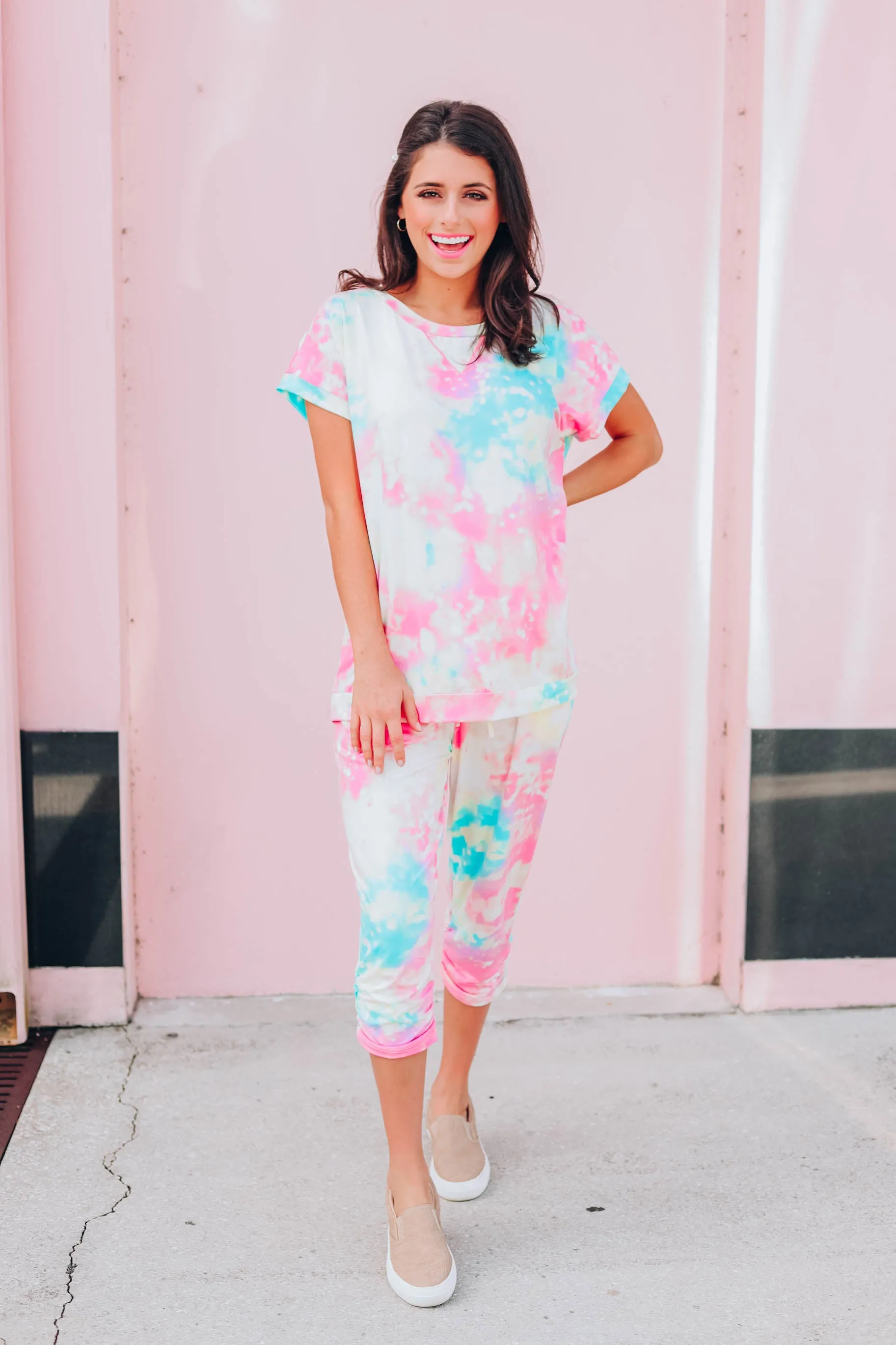 Water Color Jogger Set - Yellow