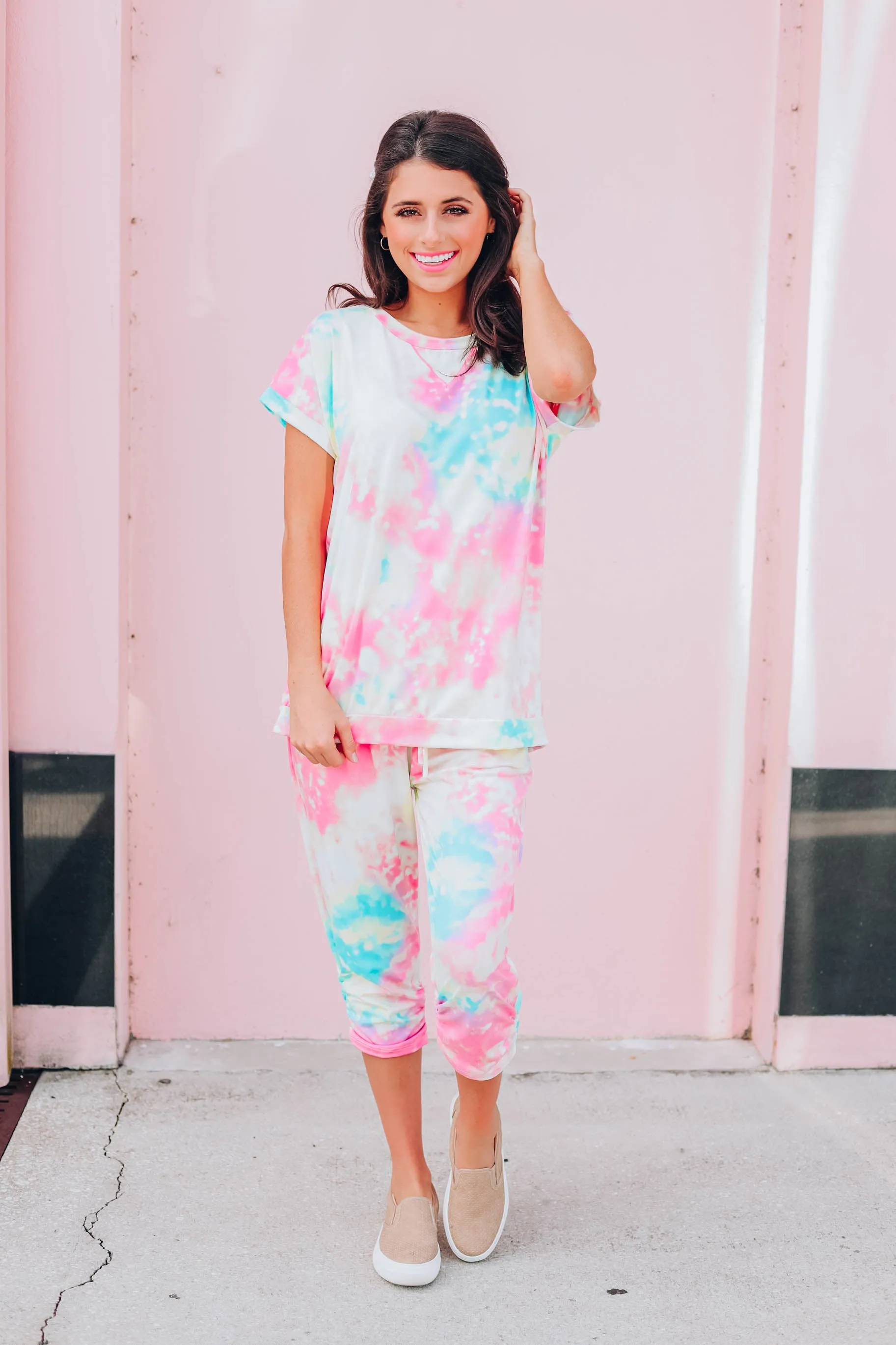 Water Color Jogger Set - Yellow