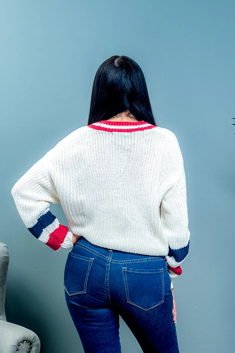 White Queen B cardigan