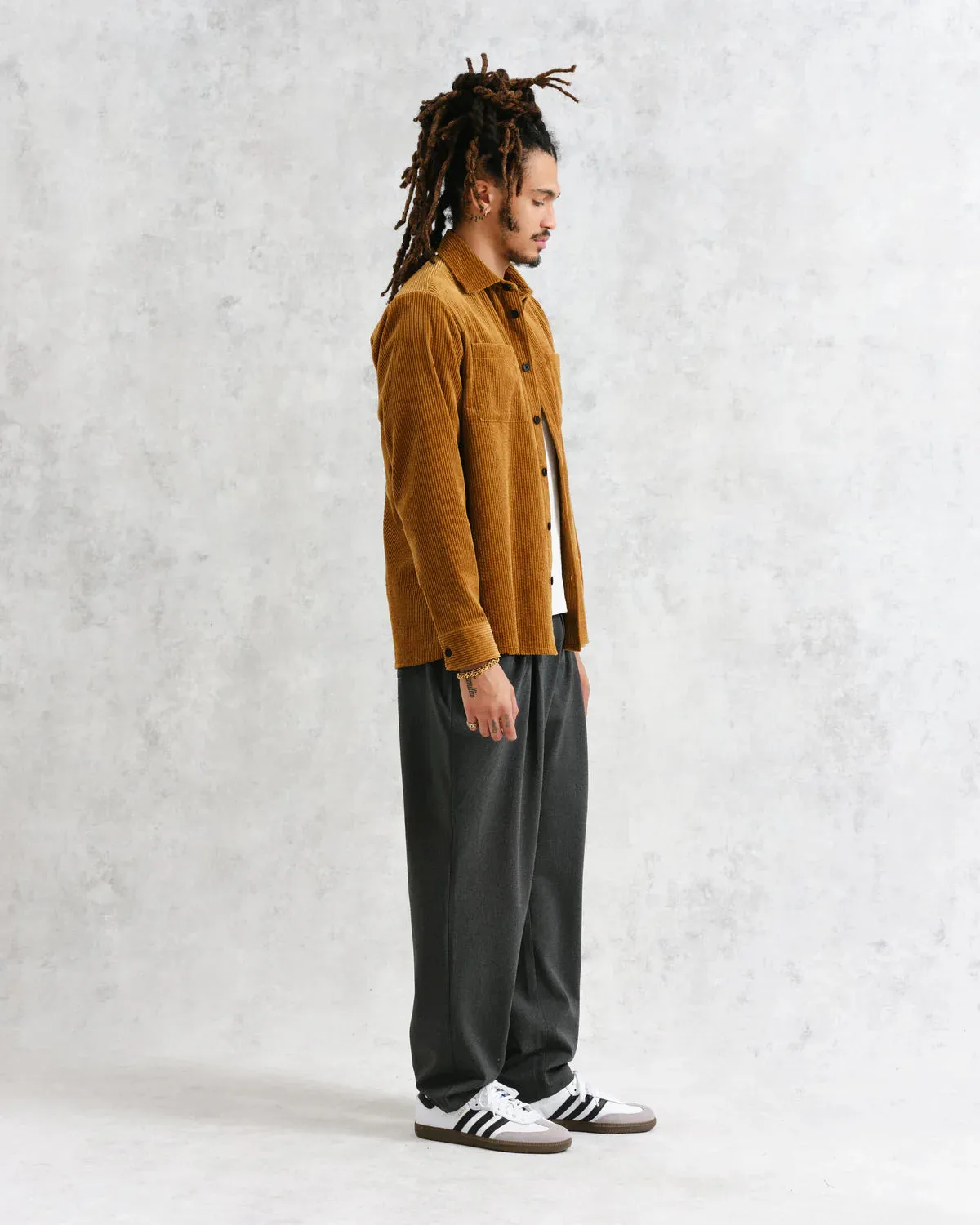 Whiting - Ochre Jumbo Corduroy Overshirt