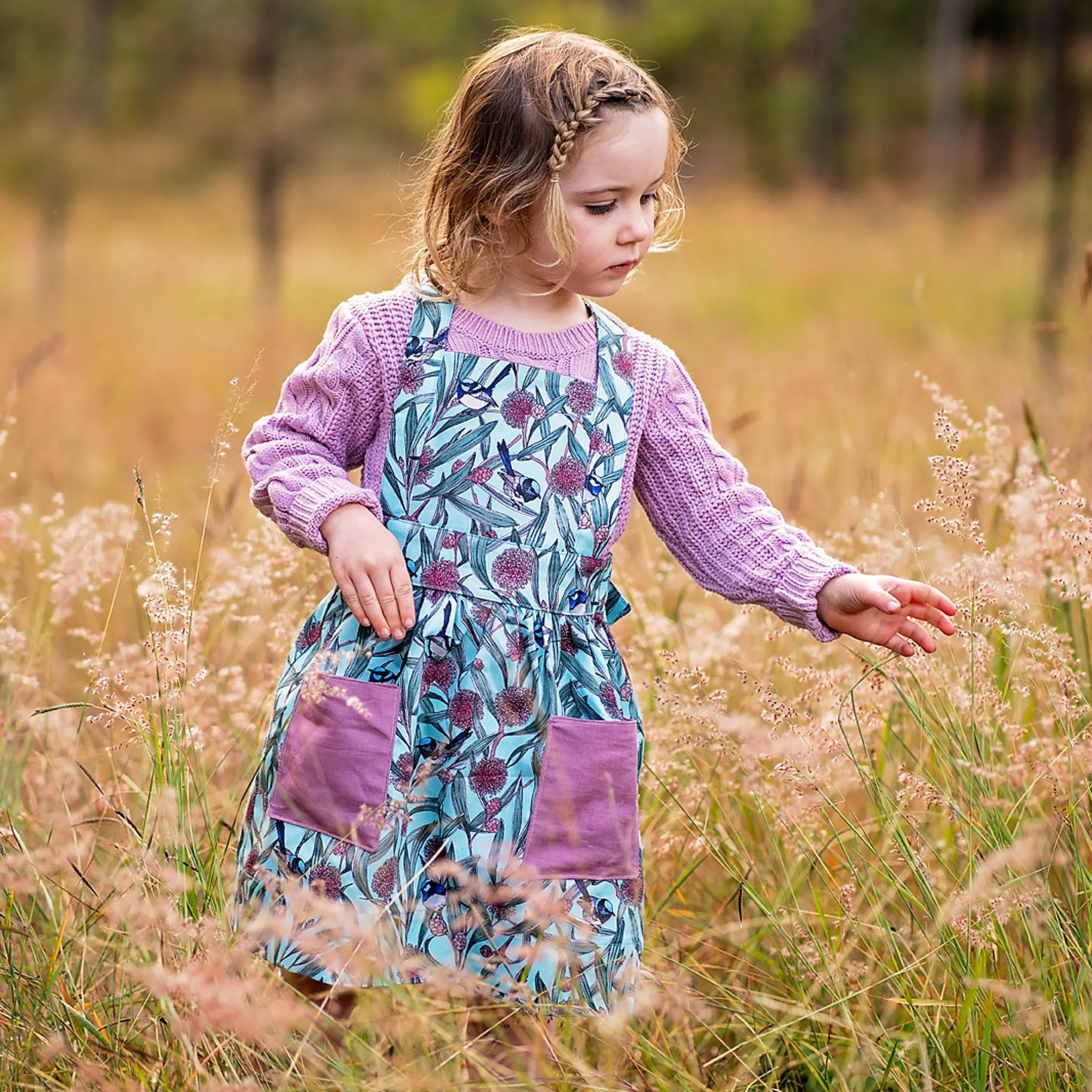 Wildflower Pinafore Sewing Pattern - Child