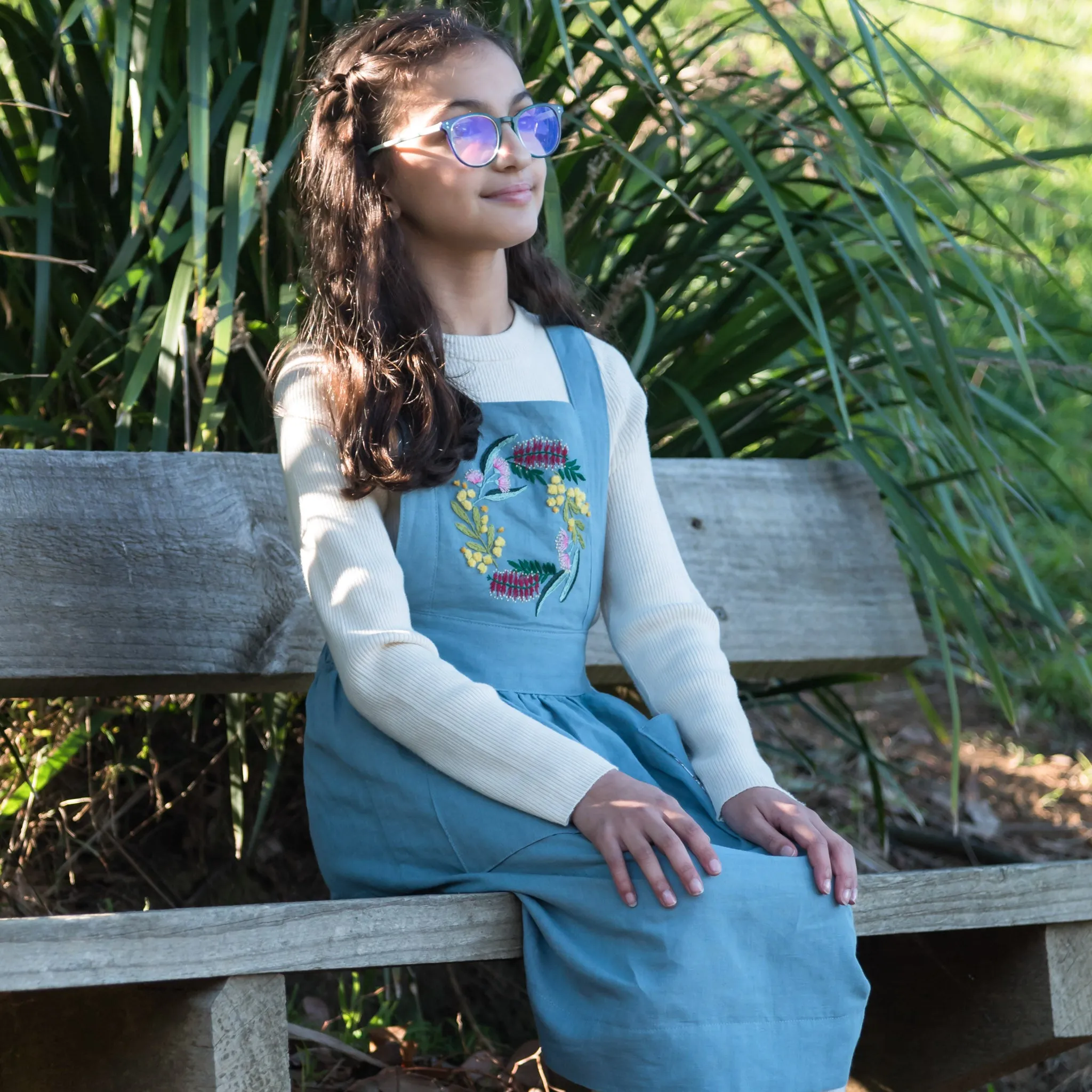 Wildflower Pinafore Sewing Pattern - Child