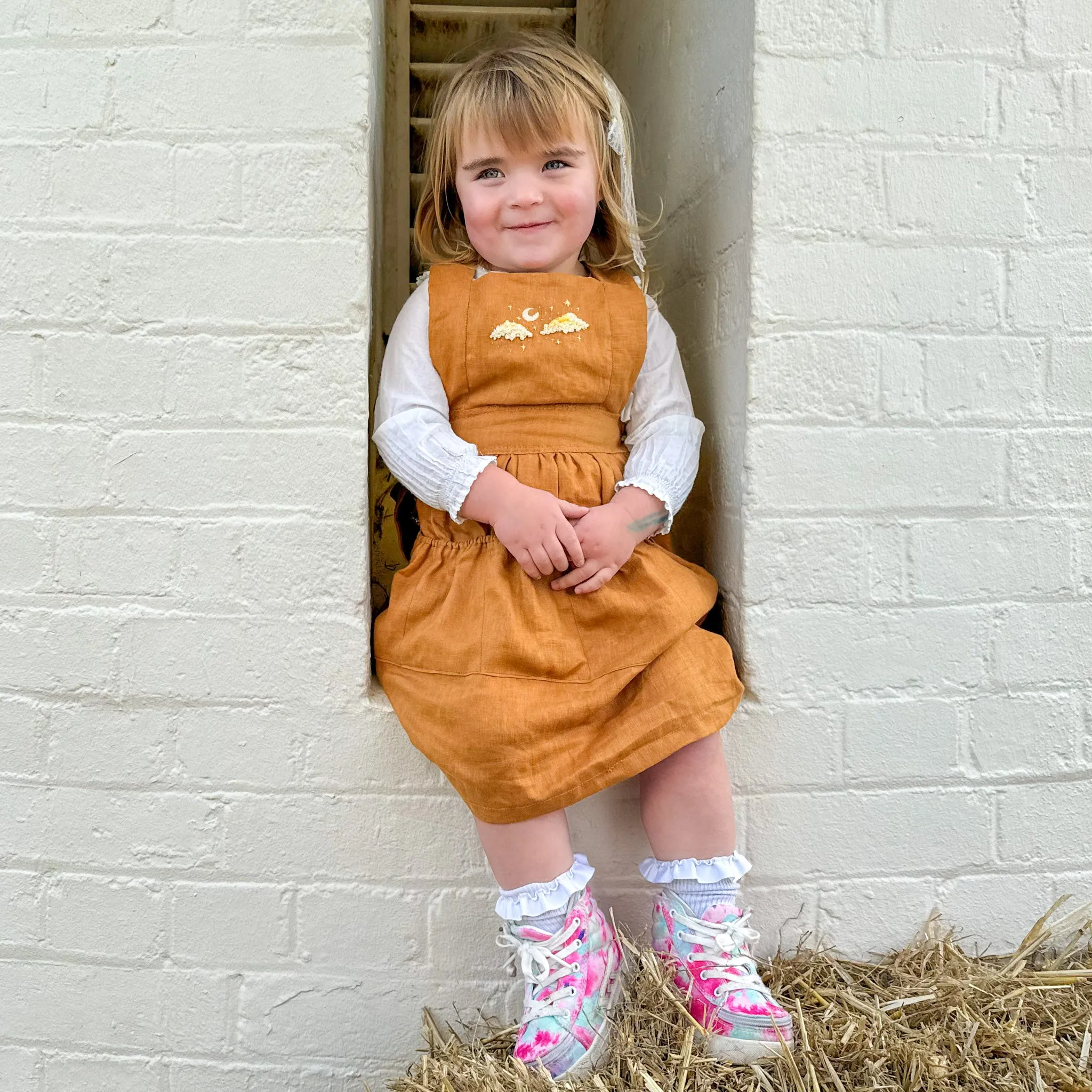 Wildflower Pinafore Sewing Pattern - Child