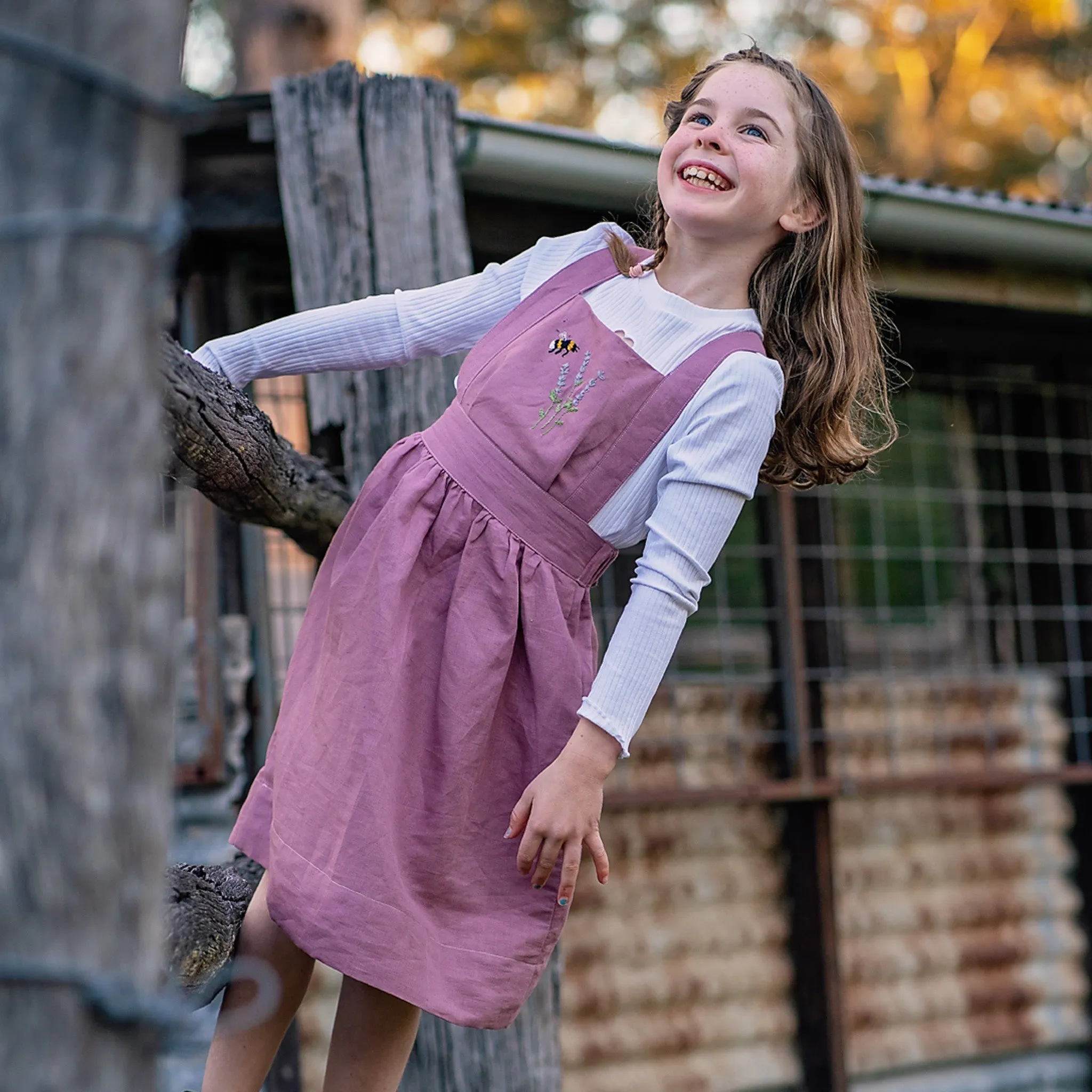 Wildflower Pinafore Sewing Pattern - Child