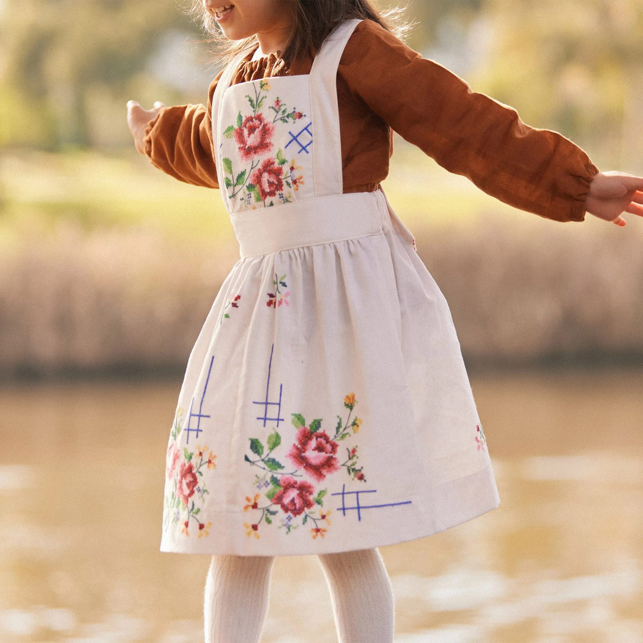Wildflower Pinafore Sewing Pattern - Child