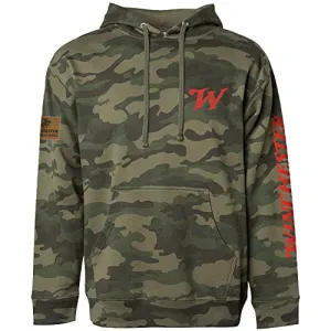 Winchester Legend -Red W Patch - Fleece Pullover Hoodie