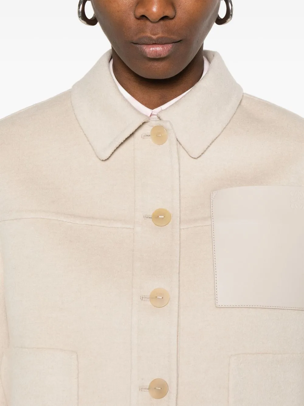 Wool and cashmere workwear jacket