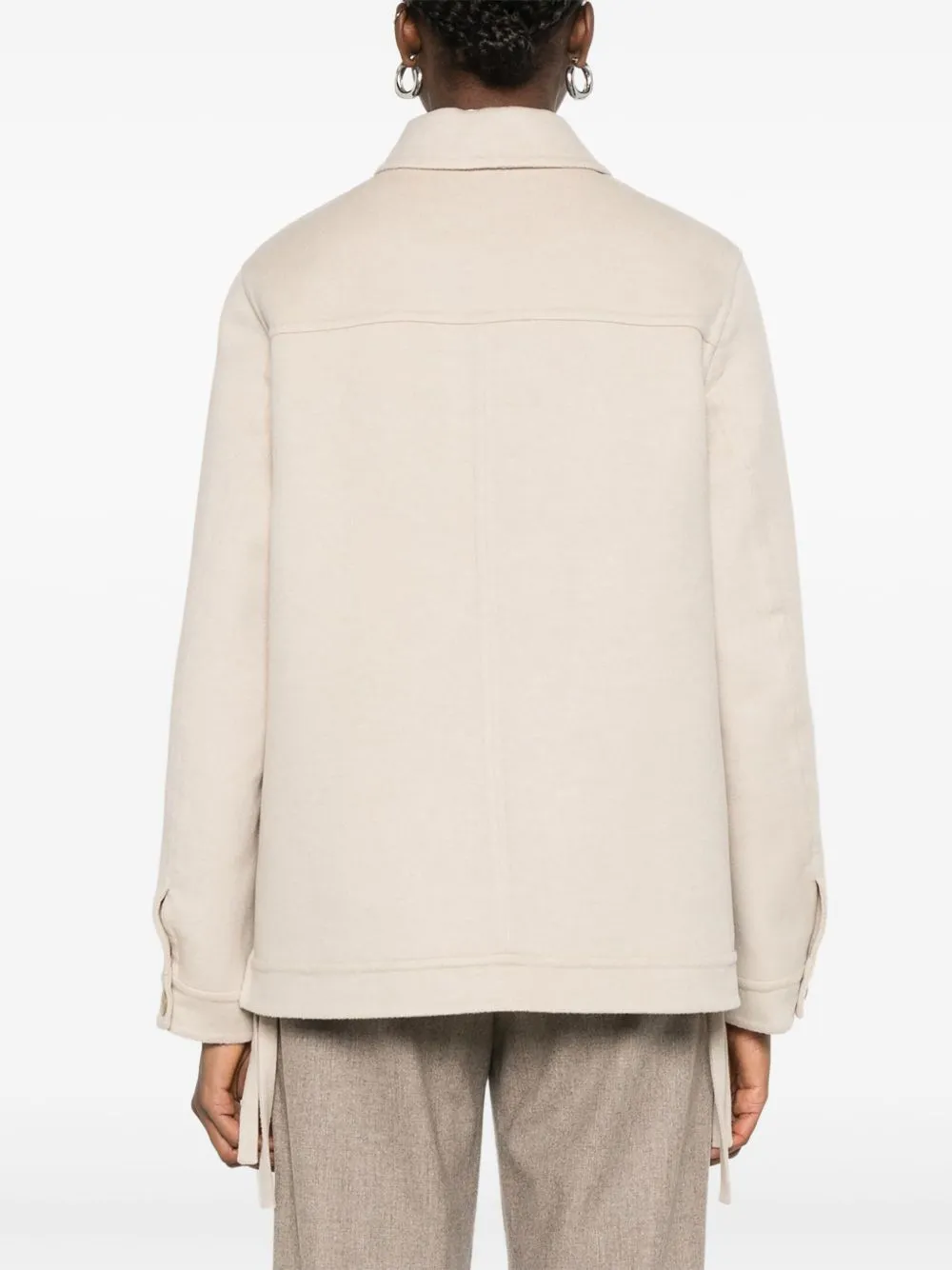 Wool and cashmere workwear jacket