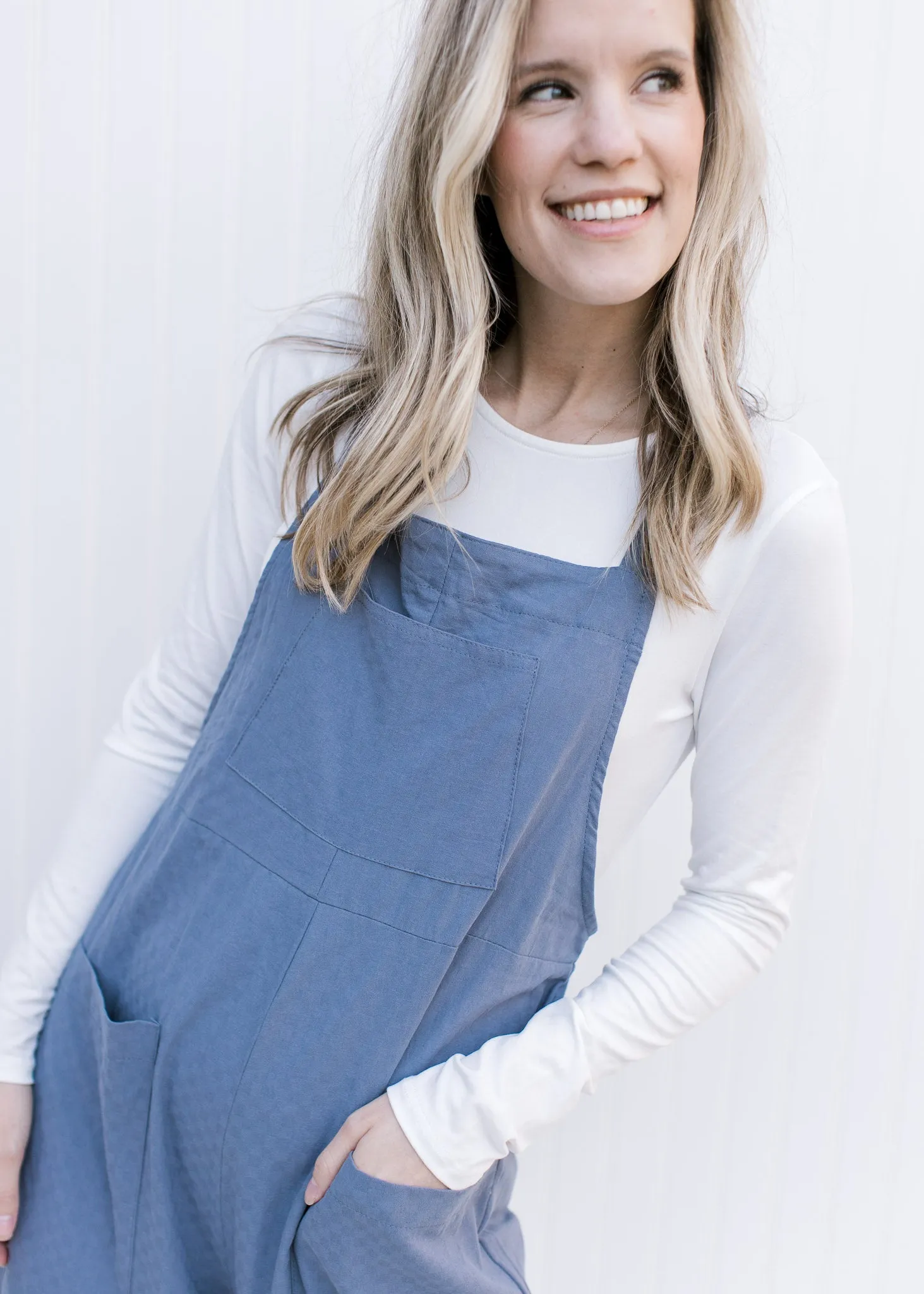 X Dusty Blue Jumpsuit
