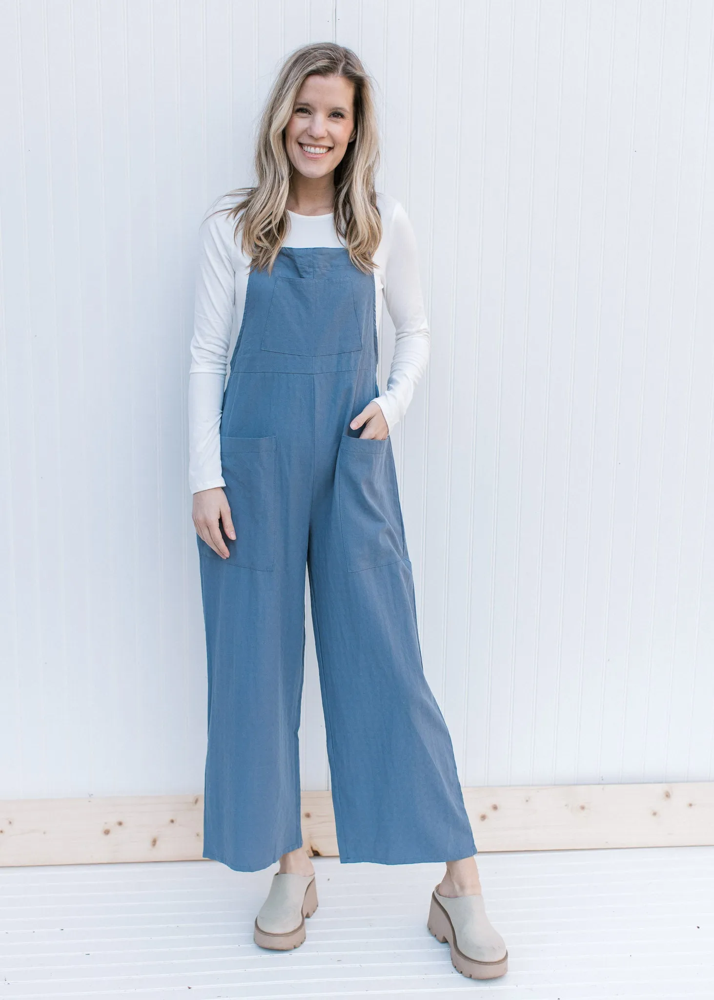 X Dusty Blue Jumpsuit