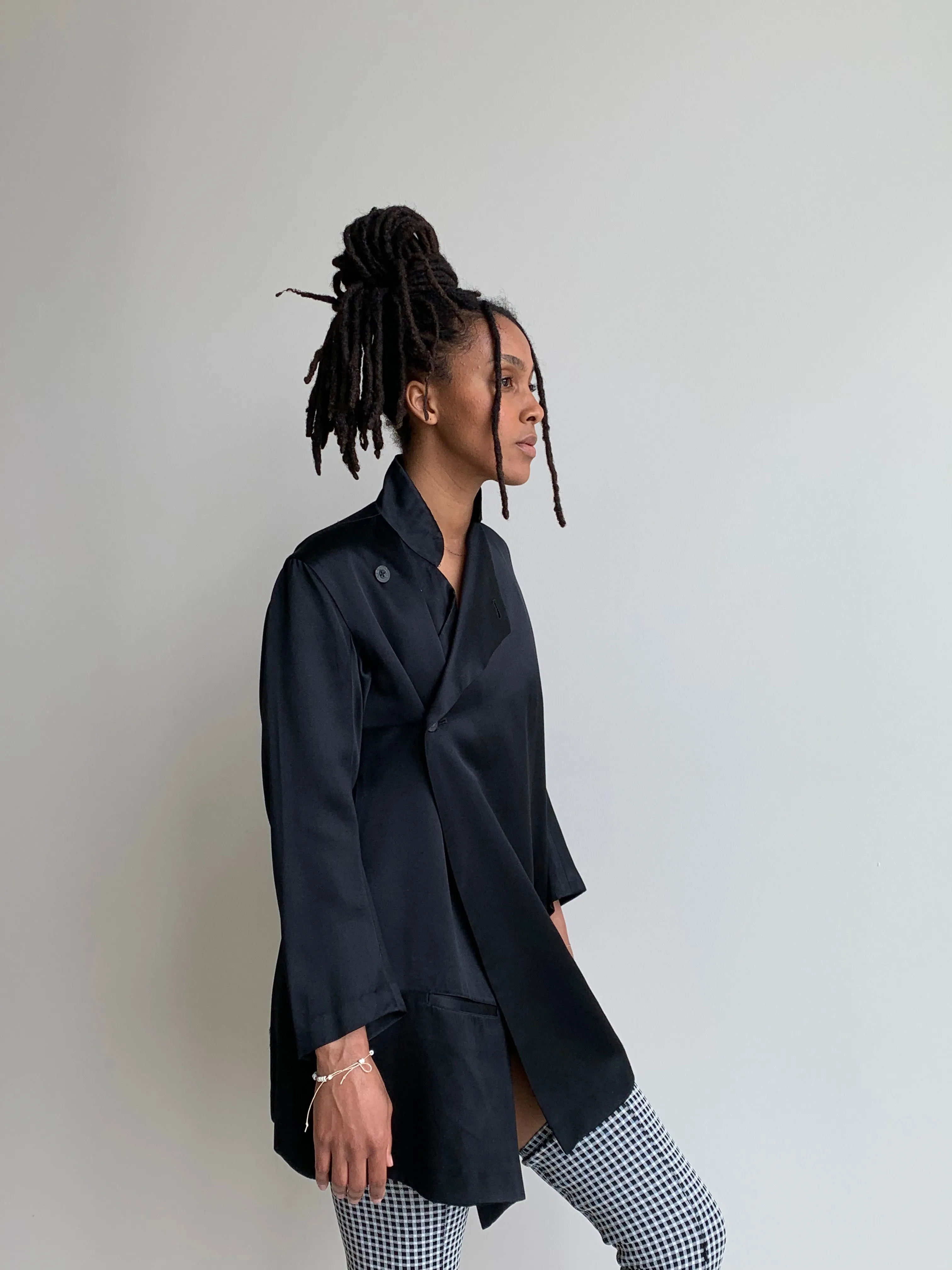 Yohji Yamamoto silk blazer